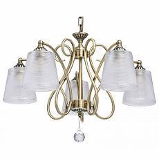 Подвесная люстра MW-Light Моника 10 5x60 Вт E14 372013205