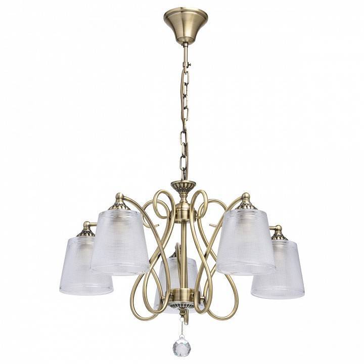 Подвесная люстра MW-Light Моника 10 5x60 Вт E14 372013205