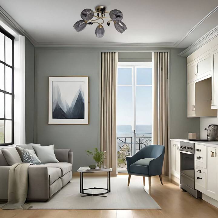 Люстра на штанге De City Клэр 4 463012505