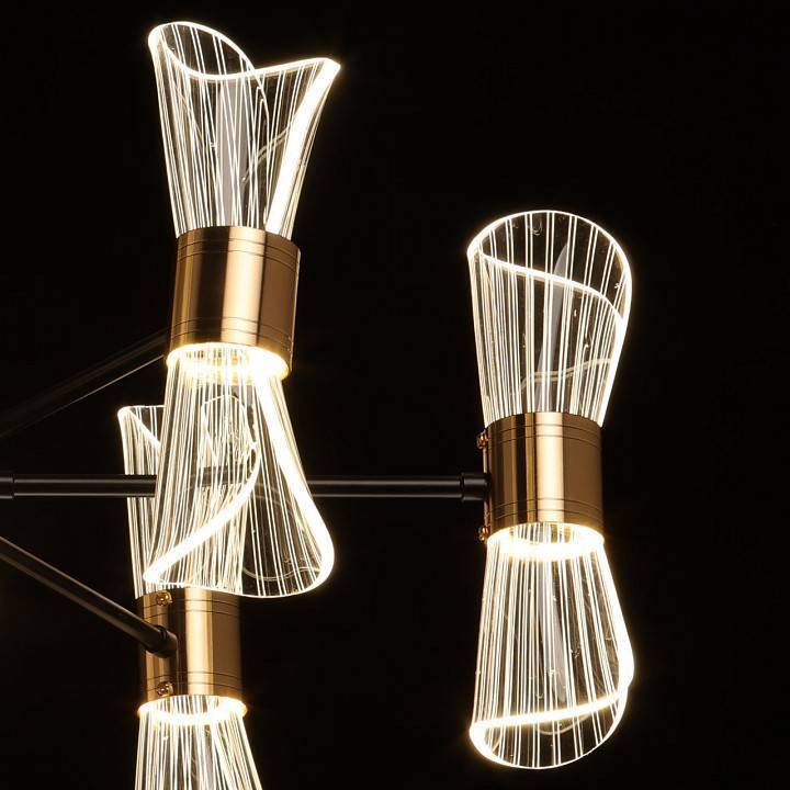 Люстра на штанге De City Оскар 7x40 Вт E14 510013907