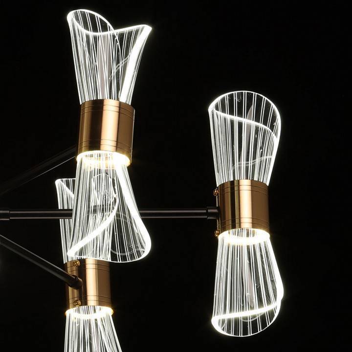 Люстра на штанге De City Оскар 7x40 Вт E14 510013907