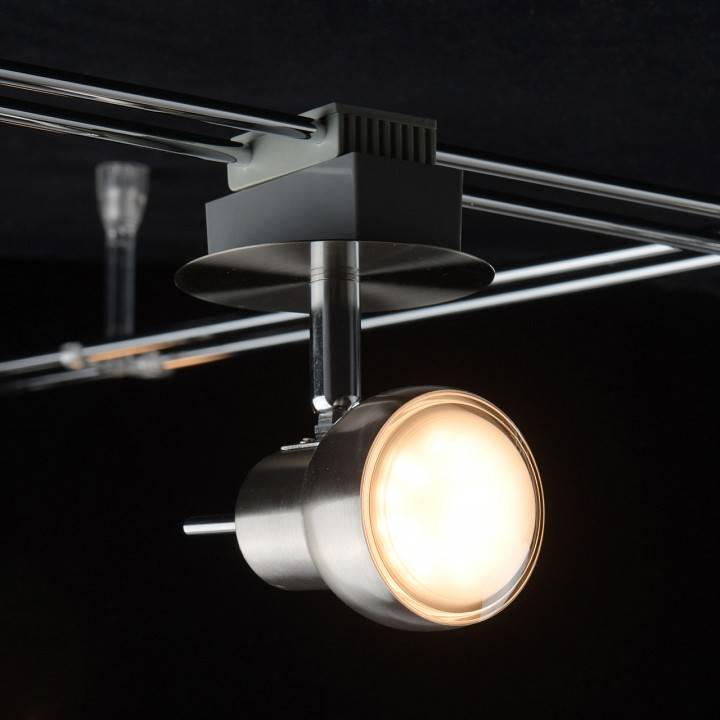 Комплект трековой системы DeMarkt Трек-система 5 спотов черный 550011605