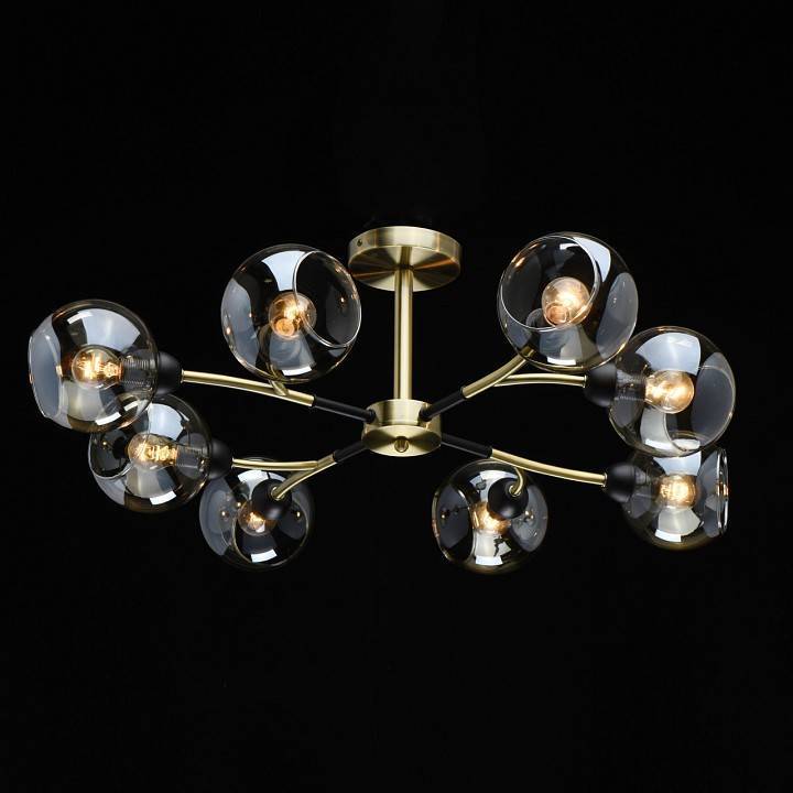 Люстра потолочная DeMarkt Гамбург 8x60 Вт E14 605014208