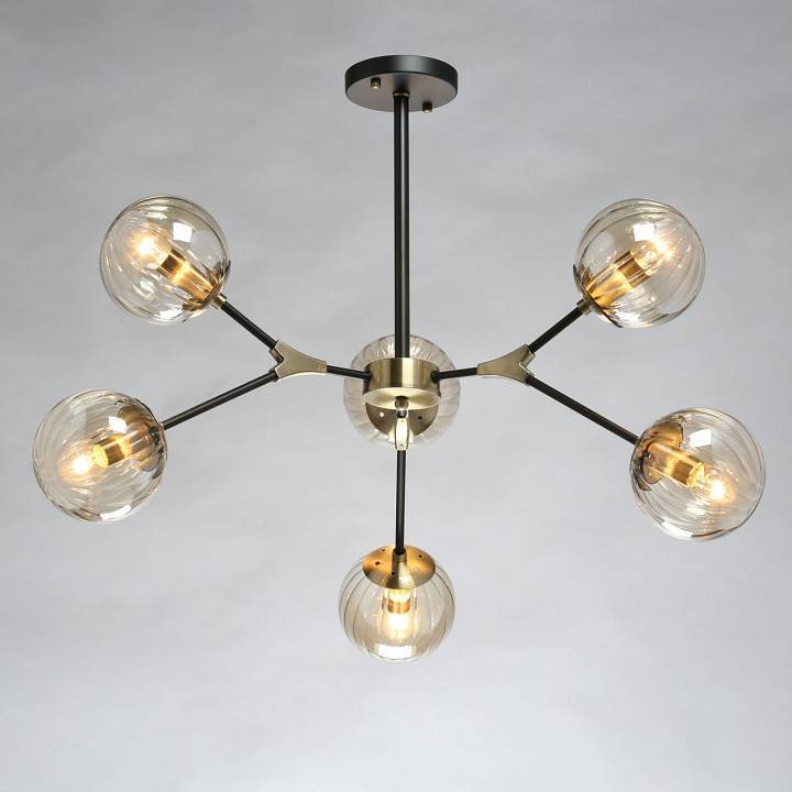 Люстра на штанге DeMarkt Гамбург 6х60Вт E27 605016206