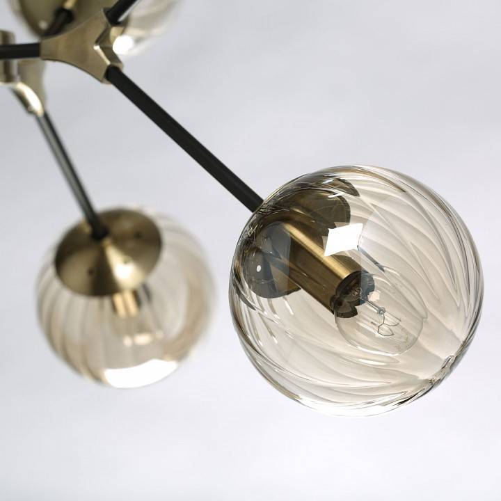 Люстра на штанге DeMarkt Гамбург 6х60Вт E27 605016206