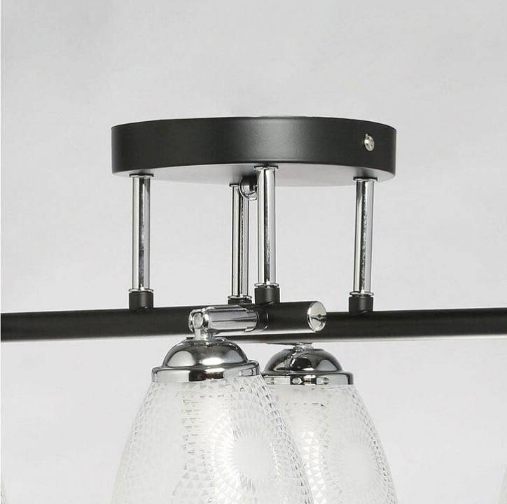 Люстра на штанге De City Тетро 4x60 Вт E27 673017204