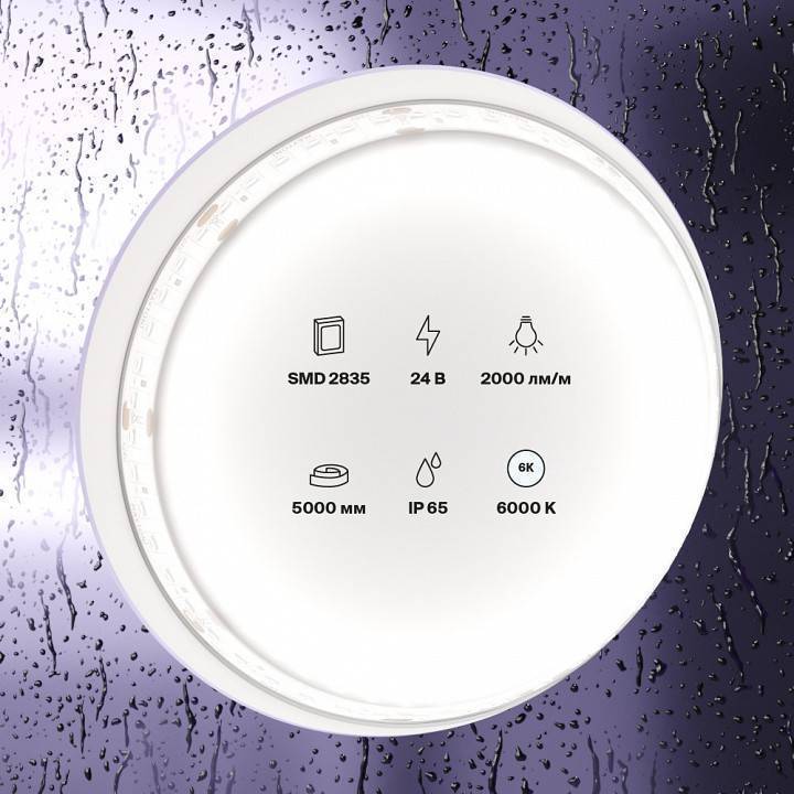 Лента светодиодная Maytoni LED Strip 20 Вт/м 24 В IP65 6000 К 5 м 10159