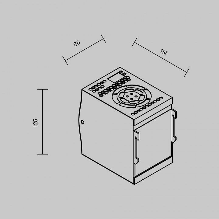 Блок питания Maytoni PSL015 24V 200W IP20 821014