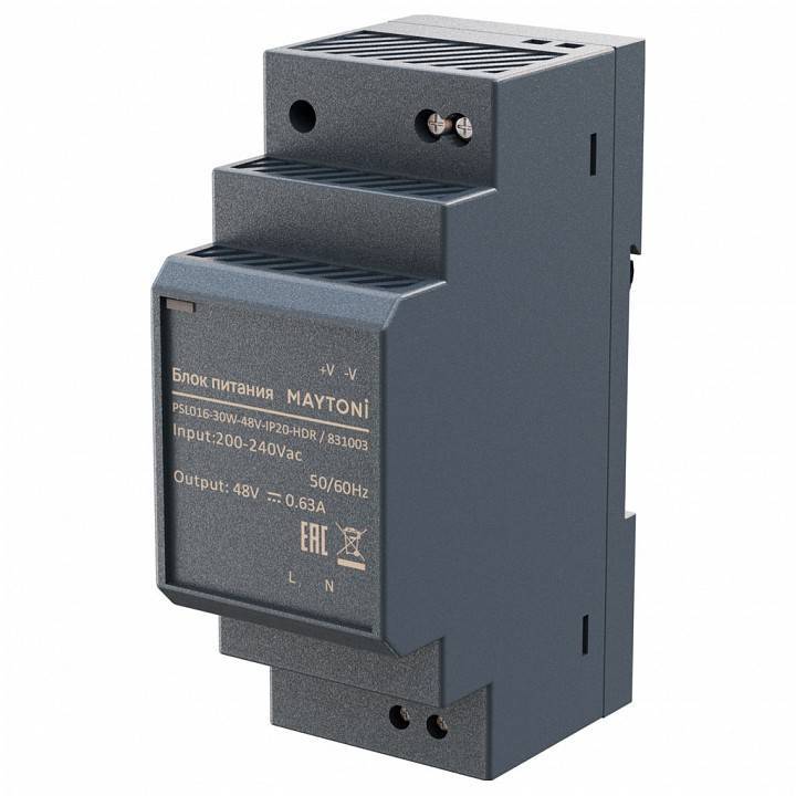 Блок питания Maytoni 24В 60 Вт IP20 на DIN-рейку 831003