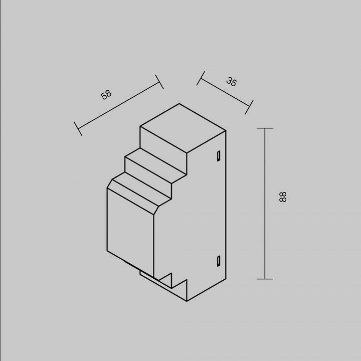 Блок питания Maytoni 24В 60 Вт IP20 на DIN-рейку 831003