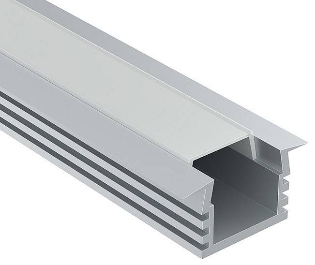 Профиль алюминиевый встраиваемый Maytoni 2 м ALM006S-2M