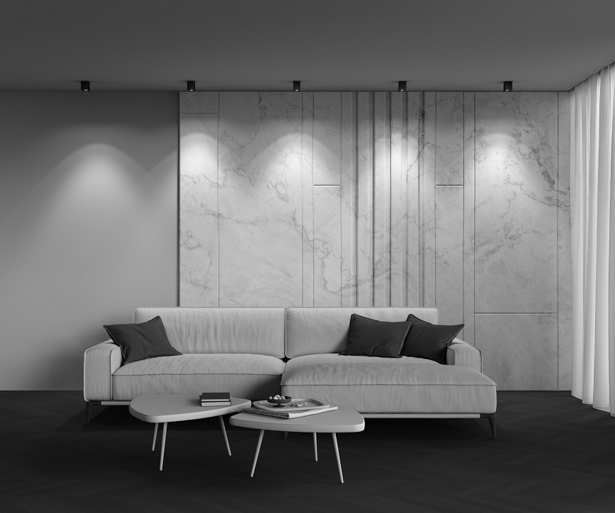 Накладной светильник Alfa LED C065CL-8W4K-SQ-B