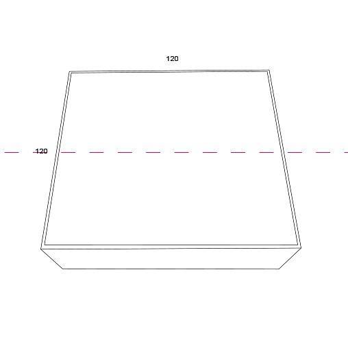 Накладной светильник Maytoni Zon LED 12 Вт 3000K белый квадратный C067CL-L12W3K
