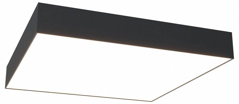 Накладной светильник Maytoni Zon LED 48 Вт 4000K черный квадратный C067CL-L48B4K