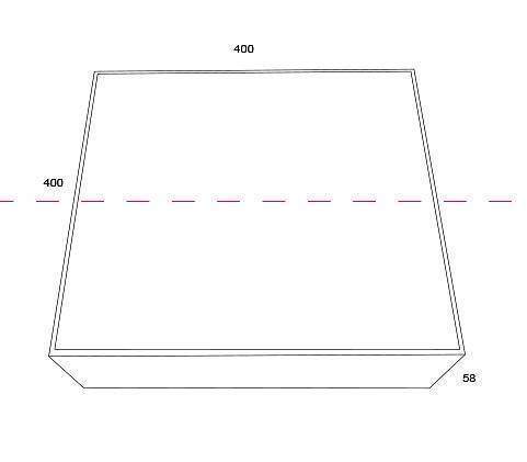 Накладной светильник Maytoni Zon LED 48 Вт 4000K черный квадратный C067CL-L48B4K