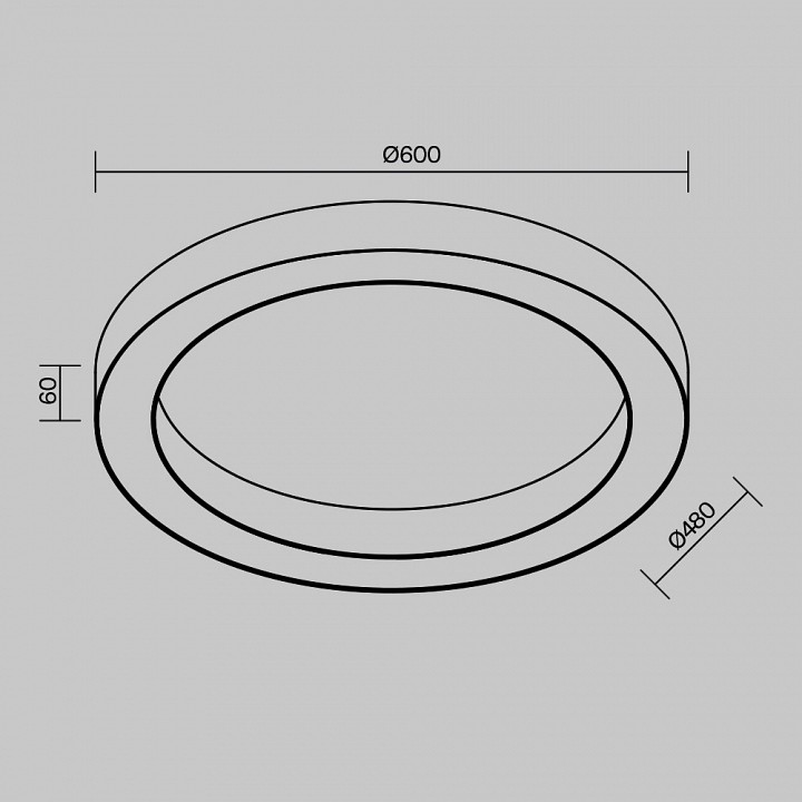 Накладной светильник Maytoni Technical Lua C093CL-45W4K-W
