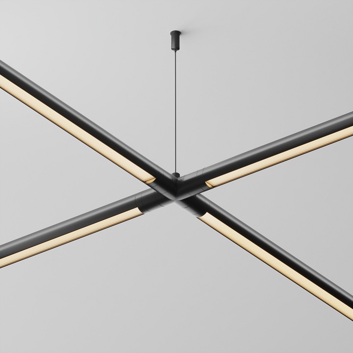 Соединитель X-образный для треков Maytoni  CA017TX-B