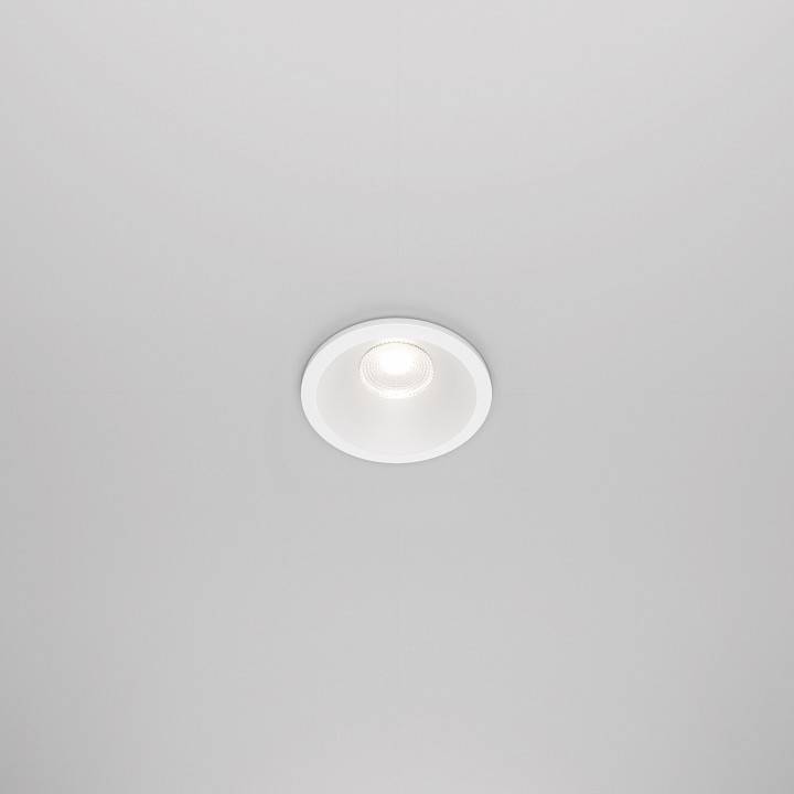 Встраиваемый светильник Maytoni Zoom 6 Вт 4000 K диммируемый белый DL034-01-06W4K-D-W