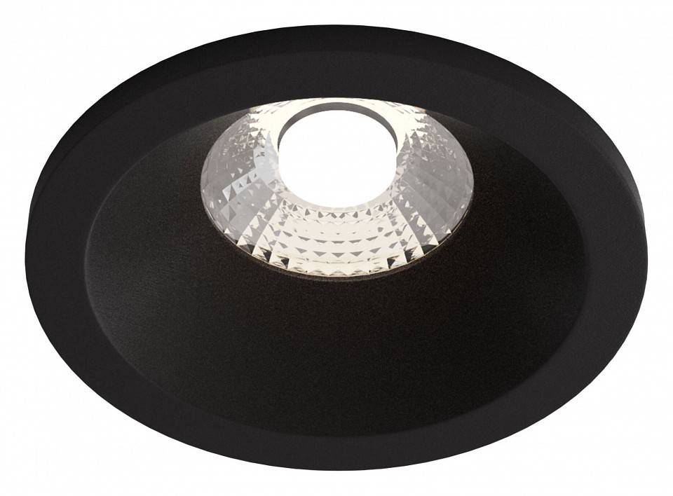 Встраиваемый светильник Maytoni Yin 8 Вт черный DL034-2-L8B