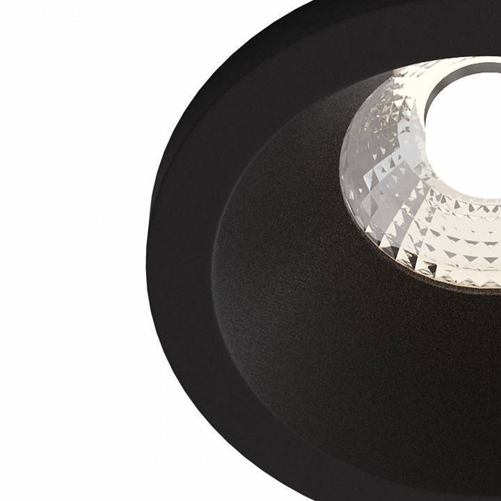 Встраиваемый светильник Maytoni Yin 8 Вт черный DL034-2-L8B