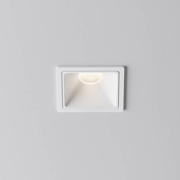 Встраиваемый светильник Maytoni Alfa LED DL043-01-10W4K-SQ-W-1