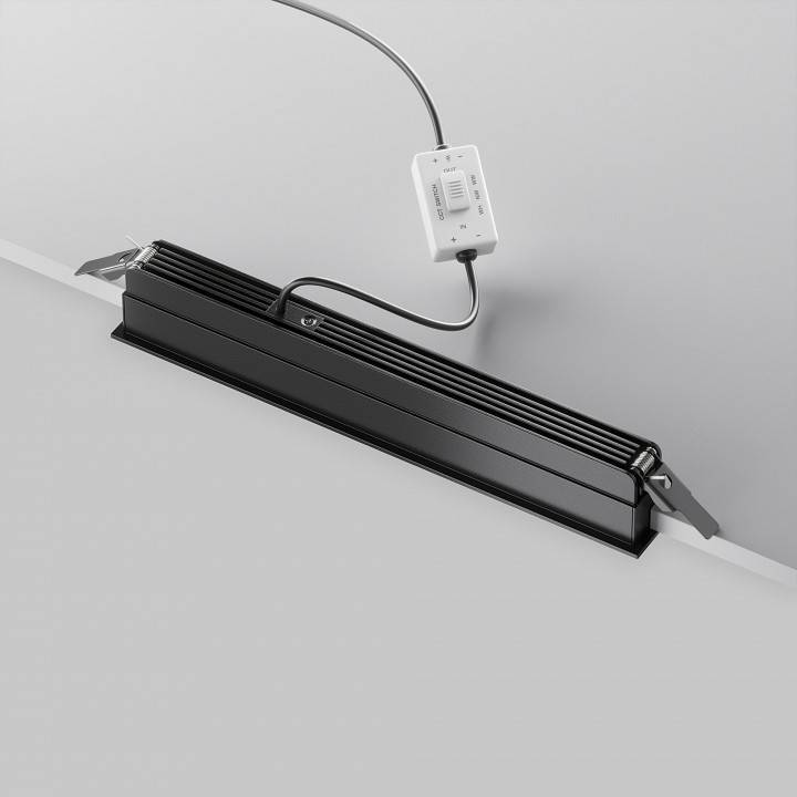 Встраиваемый светильник Maytoni Parete DL100-12W2.7-3-4K-B