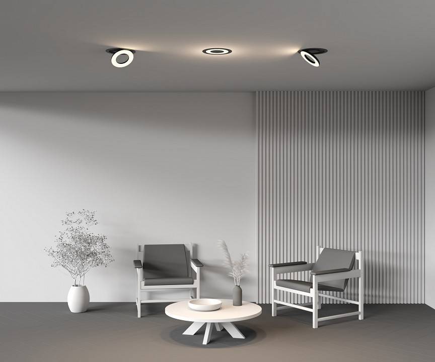 Встраиваемый светильник Maytoni Vector DL102-12W3K-B