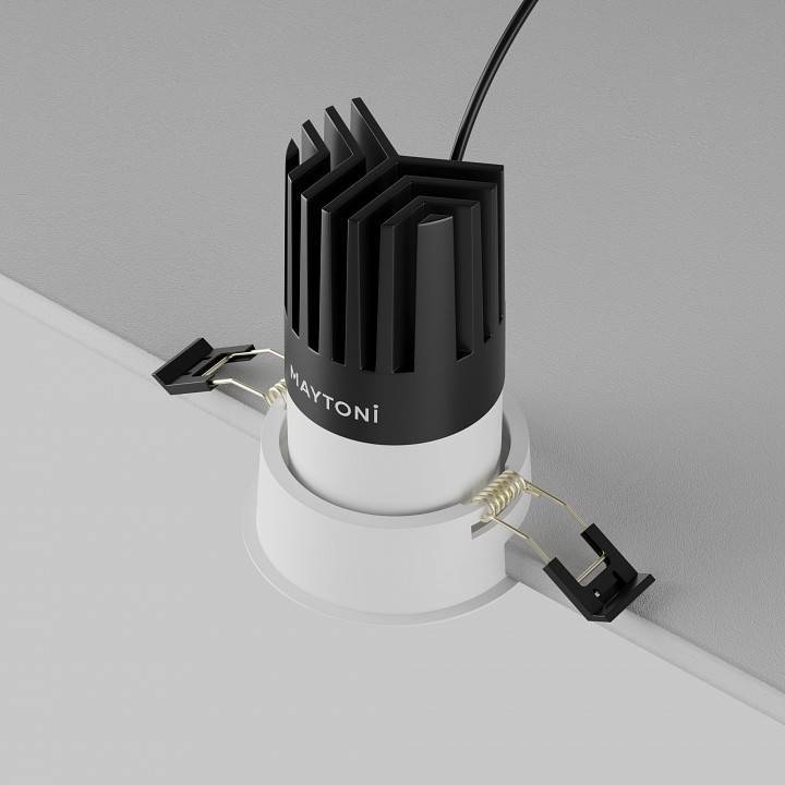 Встраиваемый светильник Maytoni Dip 15 Вт 4000 К белый DL118-15W-4K-W