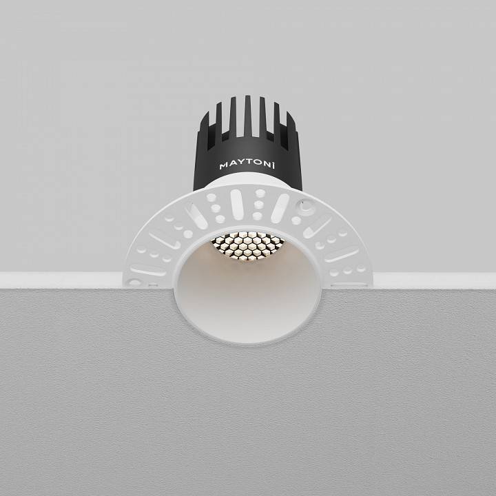 Встраиваемый светильник Maytoni Dip DL120-10W-4K-TRS-W