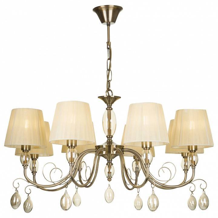 Подвесная люстра Freya Peta 8 ламп FR2004PL-08BZ