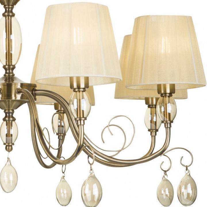 Подвесная люстра Freya Peta 8 ламп FR2004PL-08BZ