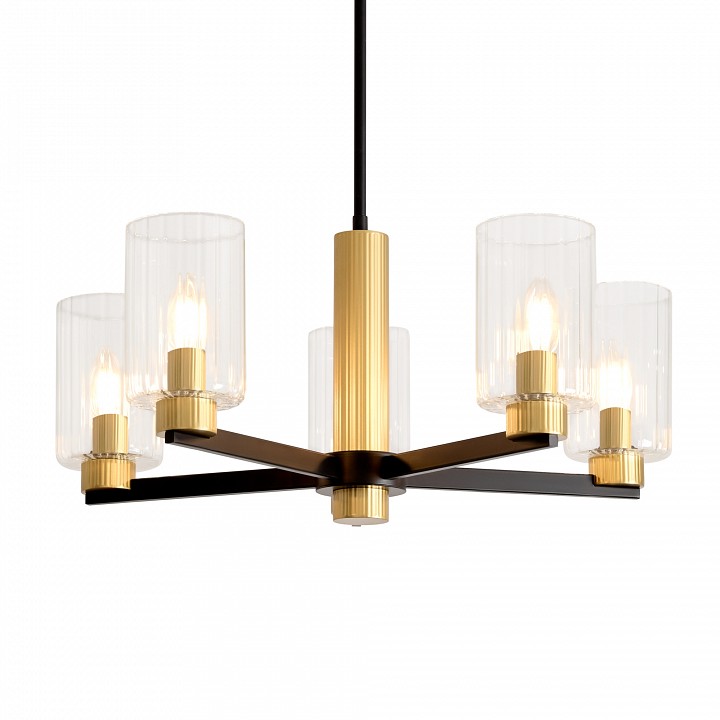 Люстра на штанге Freya Ombre FR2051CL-05BBS