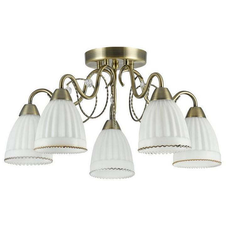 Потолочная люстра Freya Letizia 5 ламп FR2757-PL-05-BZ