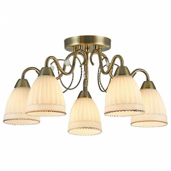 Потолочная люстра Freya Letizia 5 ламп FR2757-PL-05-BZ