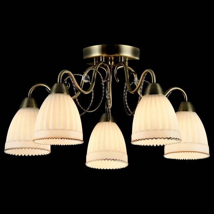 Потолочная люстра Freya Letizia 5 ламп FR2757-PL-05-BZ