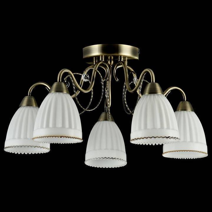 Потолочная люстра Freya Letizia 5 ламп FR2757-PL-05-BZ