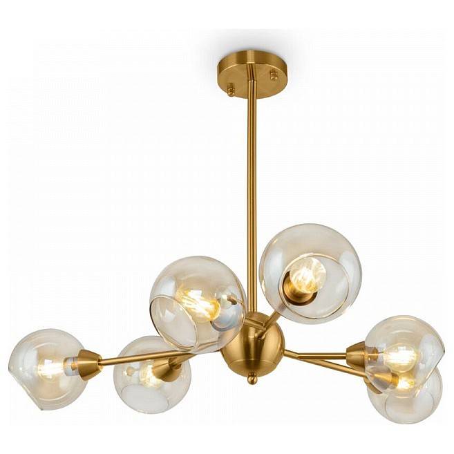 Люстра на штанге Freya Sherry 6 ламп FR5121PL-06G