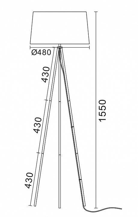 Торшер Freya Bonita FR5152-FL-01-B