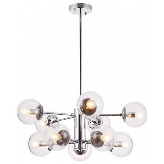 Люстра на штанге Freya Richard 10 ламп FR5596PL-10CH
