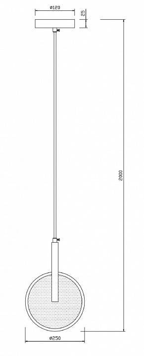 Подвесной светильник Freya Nova FR6002PL-L15BS