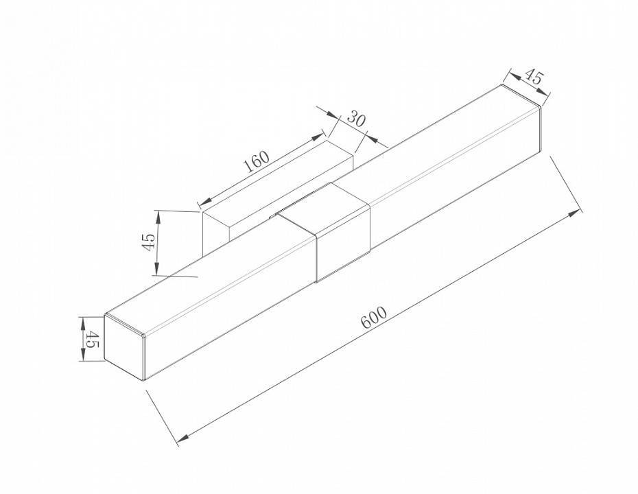 Подсветка для картин Maytoni Glanz MIR006WL-L12CH