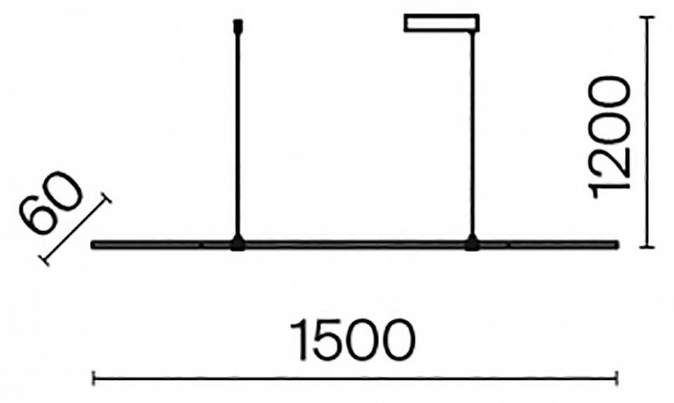 Подвесной светильник Maytoni Halo 48 Вт MOD005PL-L48BK