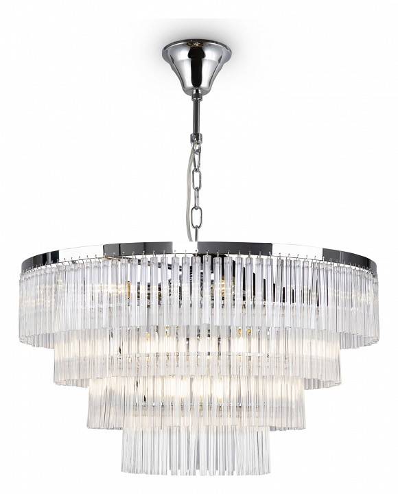 Подвесная люстра Maytoni Colonne 13 ламп Хром MOD093PL-13CH