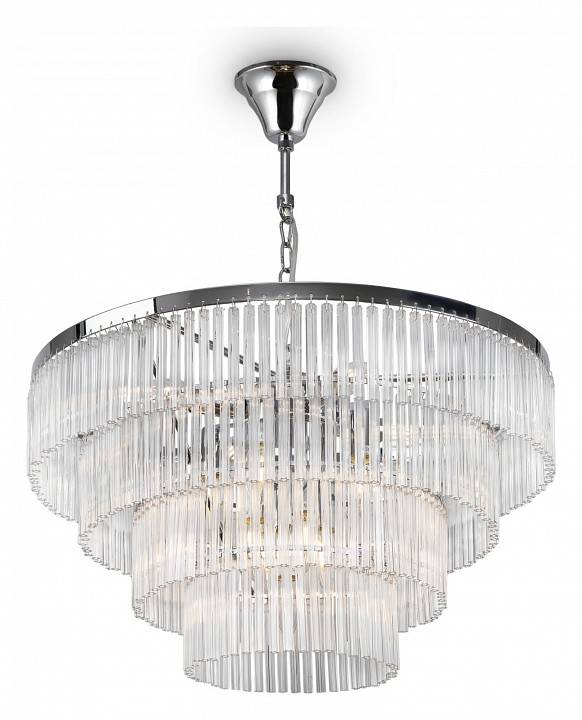 Подвесная люстра Maytoni Colonne 13 ламп Хром MOD093PL-13CH