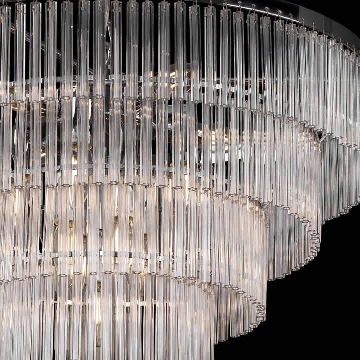 Подвесная люстра Maytoni Colonne 13 ламп Хром MOD093PL-13CH