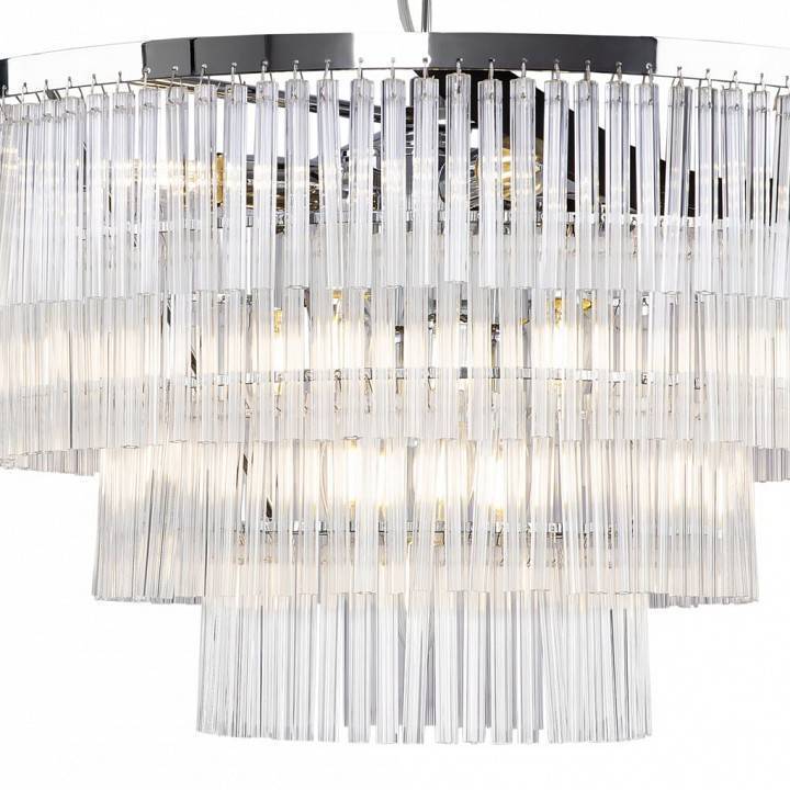 Подвесная люстра Maytoni Colonne 13 ламп Хром MOD093PL-13CH
