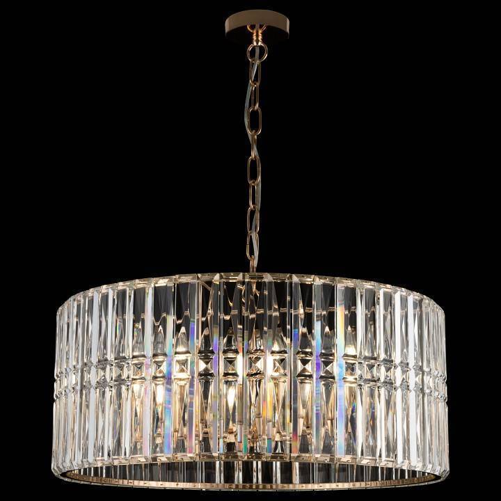 Подвесной светильник Maytoni Facet 8 ламп золото MOD094PL-08G