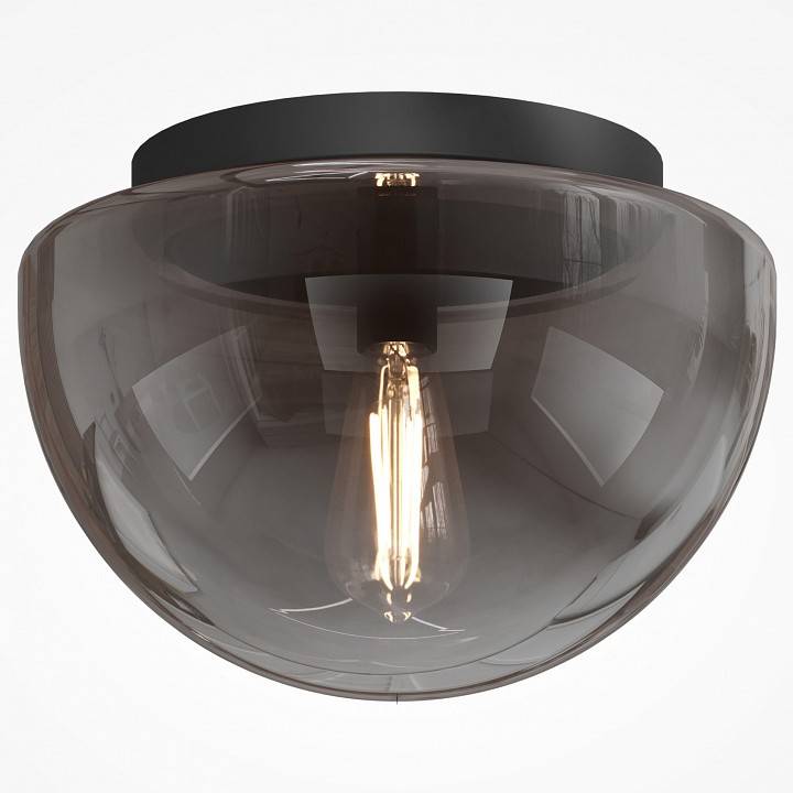 Накладной светильник Maytoni Glassy 1xE27 черный MOD270CL-01B