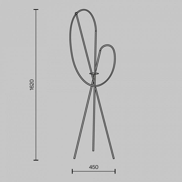 Торшер Maytoni Crochet MOD369FL-L36BS3K