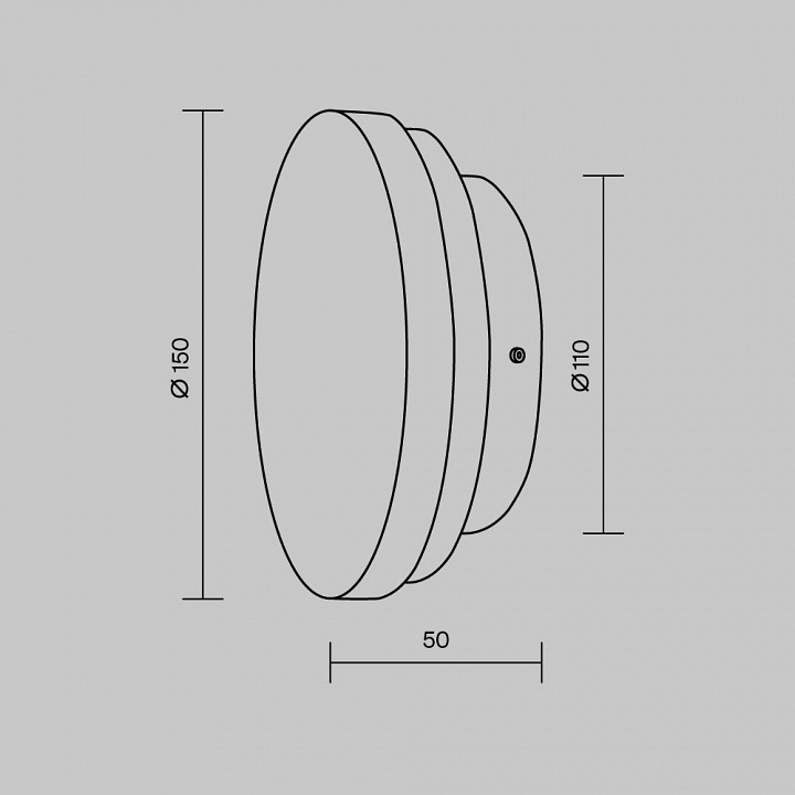 Накладной светильник Maytoni Basic Texture MOD461WL-L5BK